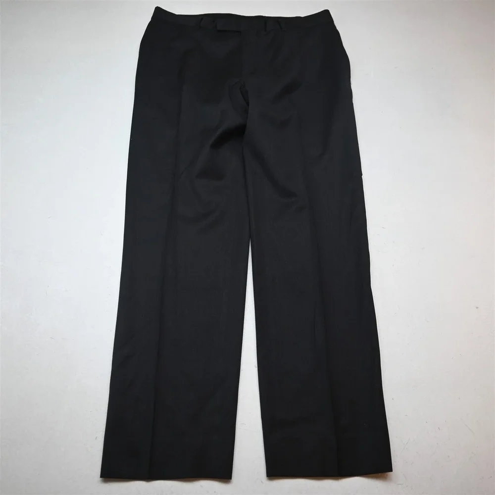 Hugo Boss 42L 34x32 Gray Pasolini/Movie 100% Wool USA Mens Jacket Pants Suit